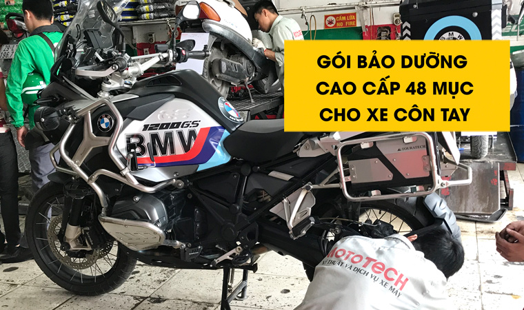 Gói bảo dưỡng CAO CẤP cho xe Côn tay - 48 mục - 480k